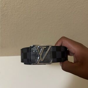 Louis Vuitton Dark Checkered Belt
